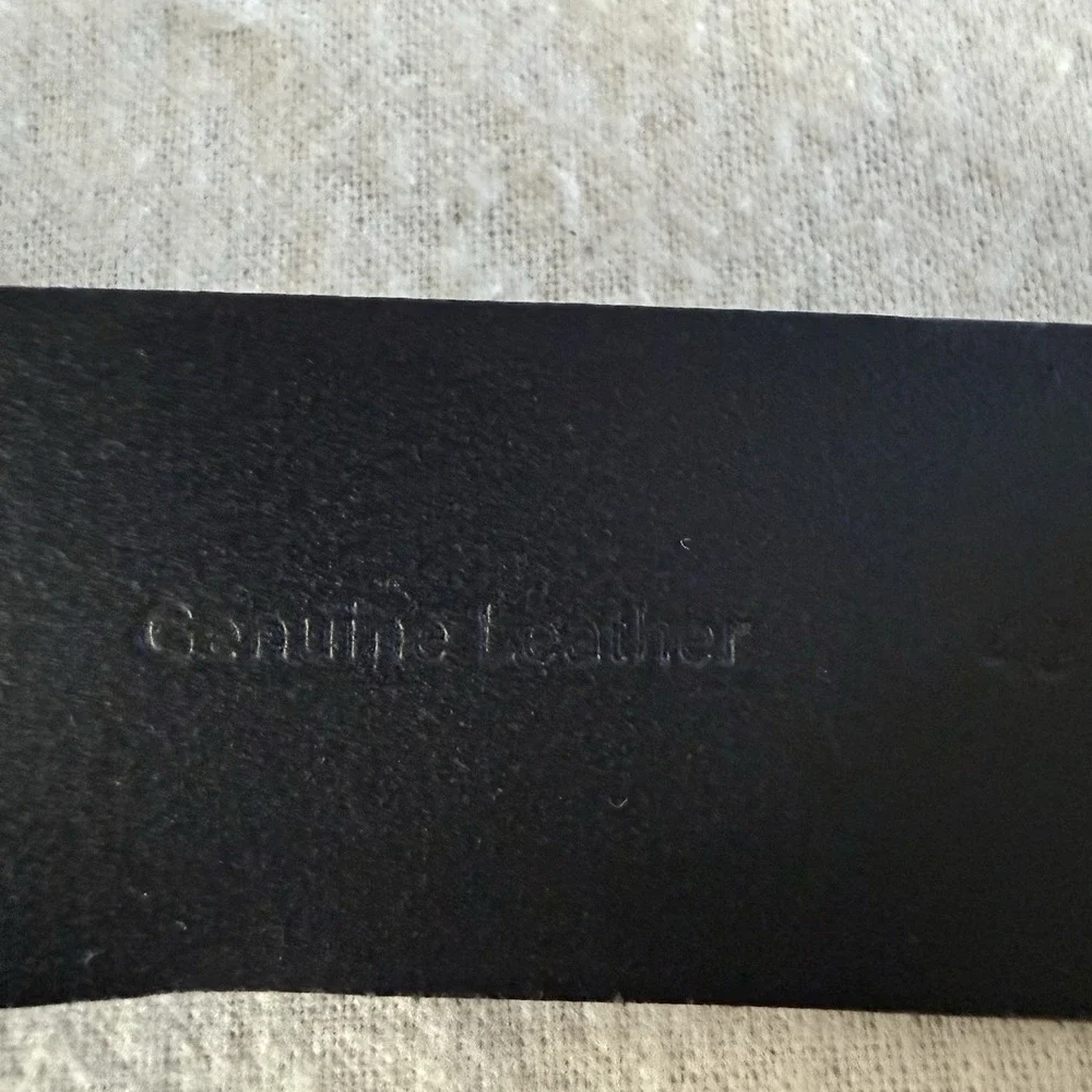Carhartt Belt Genuine Leather Black Men's Size 40 'EUC'
